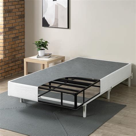 folding metal box spring manual|ZINUS 9 Inch Metal Smart Box Spring, Mattress Foundation, .